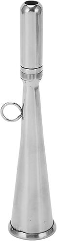 Boat Foghorn, Handheld Fog Horn, Stainless Steel Removable Mouthpiece Whistle, Compact Emergency Backup for Small Yachts, Boats in Saudi Arabia