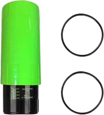 Tennis Ball Pressurizer, 3-Ball Capacity, 14 PSI, with Extra Sealing Ring,Extends Tennis Ball Life,Revives Old Balls, Ideal Gift for Tennis Lovers,Green in Saudi Arabia