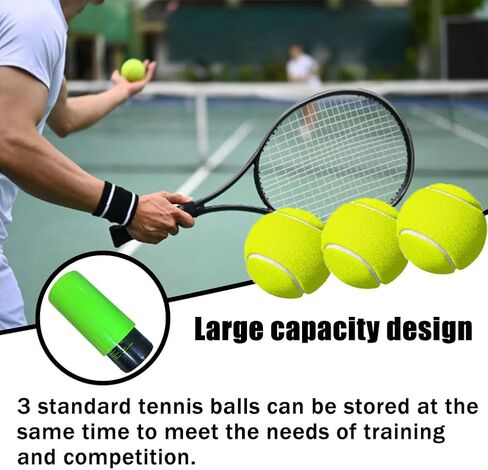 Tennis Ball Pressurizer, 3-Ball Capacity, 14 PSI, with Extra Sealing Ring,Extends Tennis Ball Life,Revives Old Balls, Ideal Gift for Tennis Lovers,Green in Saudi Arabia