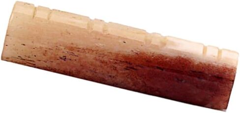 BESPORTBLE 8 String String Bass Guitar Bone Nut Slotted Natural Bone Accessory for Instruments Easy Installation Lightweight Random Color Random Color in Saudi Arabia