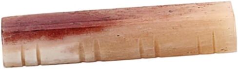 BESPORTBLE 8 String String Bass Guitar Bone Nut Slotted Natural Bone Accessory for Instruments Easy Installation Lightweight Random Color Random Color in Saudi Arabia