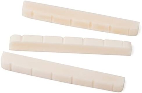 3pcs Electric Guitar Bone Nuts for Bass Replacement Natural Bone Nut Slotted Design Guitar Accessories in Saudi Arabia