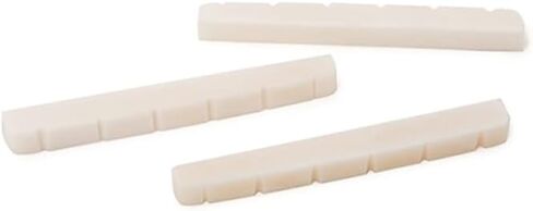 3pcs Electric Guitar Bone Nuts for Bass Replacement Natural Bone Nut Slotted Design Guitar Accessories in Saudi Arabia