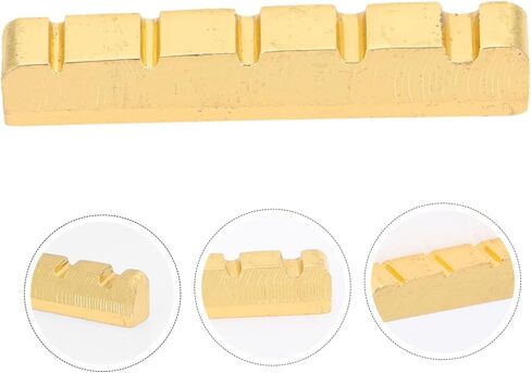 Professional Bass Replacement Nut Improve Bass Tone Sound Quality String Saddles Nut for Electric Guitar in Kuwait