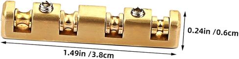 1set String Nut Replacement Bridge Nut for Stringed Instruments Material Easy to Install Fits Various Guitar Types for Musicians and Instrument Enthusiasts in Saudi Arabia