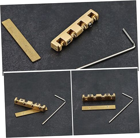 1set String Nut Replacement Bridge Nut for Stringed Instruments Material Easy to Install Fits Various Guitar Types for Musicians and Instrument Enthusiasts in Saudi Arabia