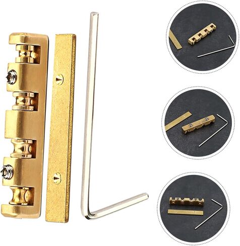 1set String Nut Replacement Bridge Nut for Stringed Instruments Material Easy to Install Fits Various Guitar Types for Musicians and Instrument Enthusiasts in Saudi Arabia