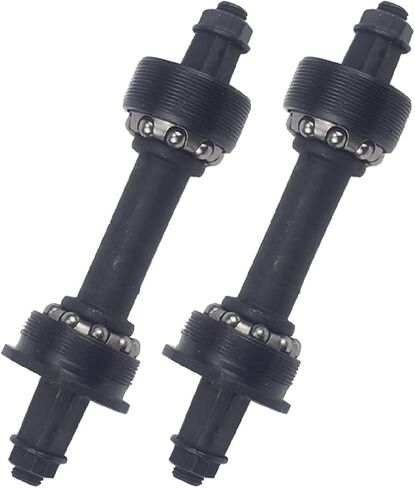 XYAUTO Bike Bottom Bracket Crank Axle Set, Bicycle Shaft Bottom Bracket Axle Square Taper Include Bottom Bracket Cup Set for MTB Bikes in Saudi Arabia