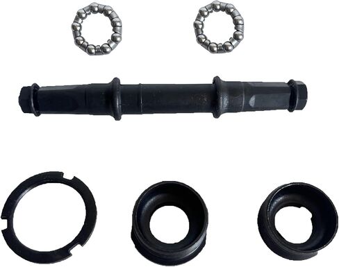 XYAUTO Bike Bottom Bracket Crank Axle Set, Bicycle Shaft Bottom Bracket Axle Square Taper Include Bottom Bracket Cup Set for MTB Bikes in Saudi Arabia