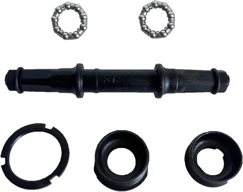 XYAUTO Bike Bottom Bracket Crank Axle Set, Bicycle Shaft Bottom Bracket Axle Square Taper Include Bottom Bracket Cup Set for MTB Bikes in Saudi Arabia