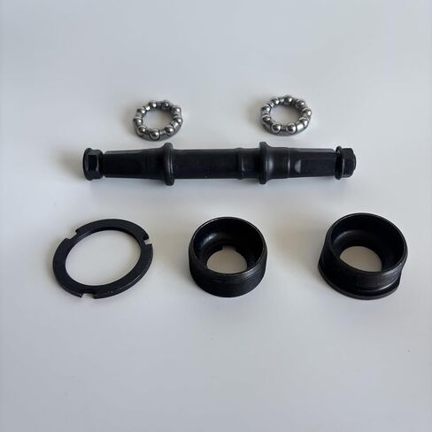 XYAUTO Bike Bottom Bracket Crank Axle Set, Bicycle Shaft Bottom Bracket Axle Square Taper Include Bottom Bracket Cup Set for MTB Bikes in Saudi Arabia