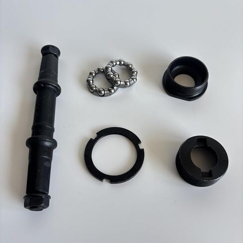 XYAUTO Bike Bottom Bracket Crank Axle Set, Bicycle Shaft Bottom Bracket Axle Square Taper Include Bottom Bracket Cup Set for MTB Bikes in Saudi Arabia