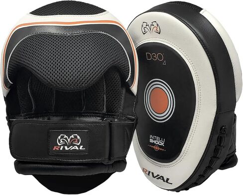 RIVAL Boxing RPM10 2.0 Intelli-Shock Punch Mitts - Bigger Punching Surface for Maximum Impact Absorption, Pre-Curved, Built-in Grip in Saudi Arabia