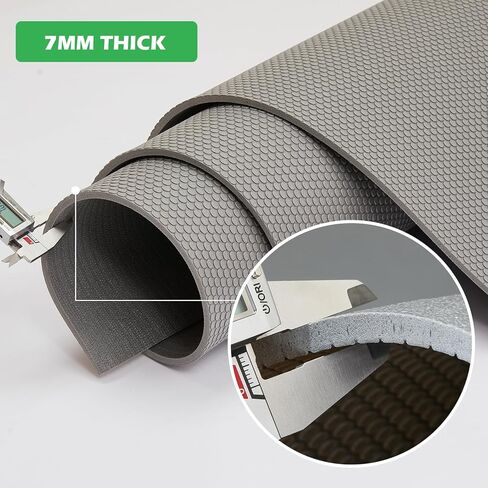 بساط تمرين Gsmmatwin كبير جدًا بسمك 9'x6'/8'x6'/7'x5'/6'x4'(7 مم) للجيم المنزلي، بساط تمرين احترافي غير قابل للانزلاق، مثالي للبليو، والأوزان، وفنون القتال المختلطة، وحبل القفز، والكارديو، واللياقة البدنية، وصديق للأحذية in Kuwait