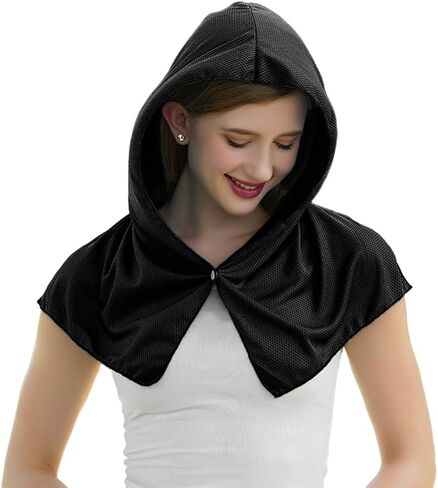 Cooling Towel - Breathable Microfibre Quick Dry Yoga Towel for Neck, Face & Sport (Black) in Saudi Arabia