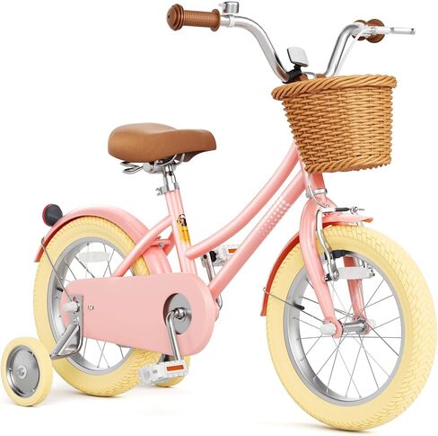 Glaf Girls Bike with Training Wheels Toddler Kids Bike for 2-12 Years Old 12 14 16 18 20 Inch Children Cruiser Bicycle with Adjustable Seat and Handlebar in Saudi Arabia