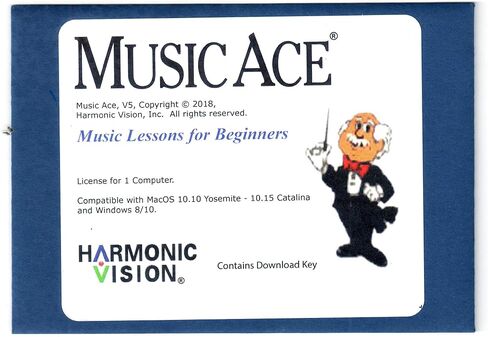 HARMONIC VISION Music Ace Download Card ( Windows/Macintosh ) in Saudi Arabia