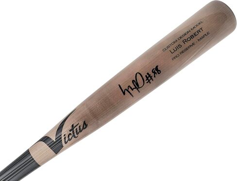 Luis Robert Jr. Autographed Gray Victus Player Model Baseball Bat White Sox Beckett BAS Witness Stock #227296 in Saudi Arabia