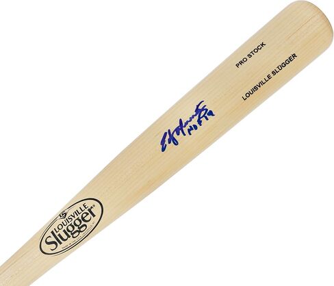 Edgar Martinez Autographed Blonde LS Pro Stock Baseball Bat Mariners "HOF 19" Beckett BAS Witness Stock #230598 in Saudi Arabia
