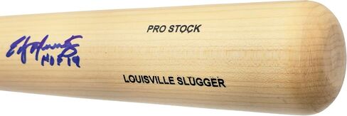Edgar Martinez Autographed Blonde LS Pro Stock Baseball Bat Mariners "HOF 19" Beckett BAS Witness Stock #230598 in Saudi Arabia
