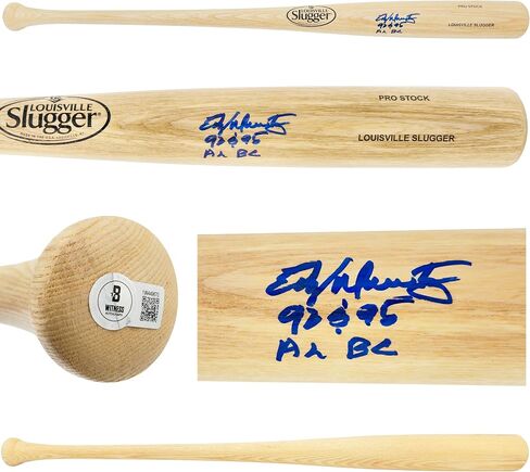 إدغار مارتينيز موقعة شقراء LS Pro Stock مضرب بيسبول مارينرز "92 & 95 AL BC" Beckett BAS Witness Stock #230597 in Saudi Arabia