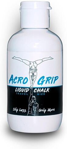 Liquid Chalk 3oz - Made for Circus - Acrobatics - Trapeze - Aerial - Pole Grip - Gymnastics - Cheer - Calisthenics - Rock Climbing - Mess Free - Long Lasting Strong Grip Enhancer - Made in USA in Saudi Arabia