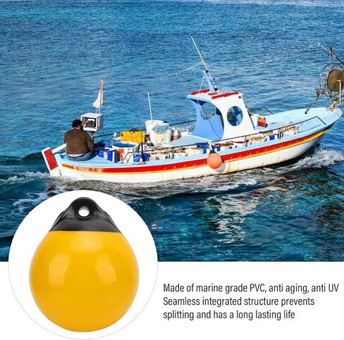 Boat Mooring Buoys, 9.84x12.2inch Boat Buoy Float, Inflatable PVC Boat Fenders Ball Dock Bumper Ball, Anti Collision Water Proof Anchor Balls for Yachts Fishing in Saudi Arabia