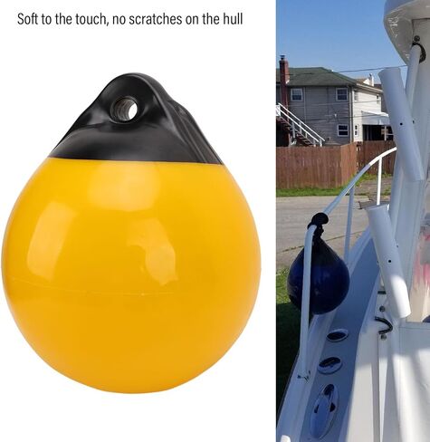 Boat Mooring Buoys, 9.84x12.2inch Boat Buoy Float, Inflatable PVC Boat Fenders Ball Dock Bumper Ball, Anti Collision Water Proof Anchor Balls for Yachts Fishing in Saudi Arabia