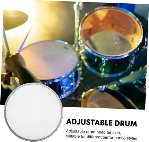 SUPVOX Double Layer Semi- Snare Drum Skin Replacement 12 Inch Jazz Drum Head Cover for Enhanced Sound and Performance in Saudi Arabia