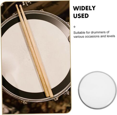 SUPVOX Double Layer Semi- Snare Drum Skin Replacement 12 Inch Jazz Drum Head Cover for Enhanced Sound and Performance in Saudi Arabia