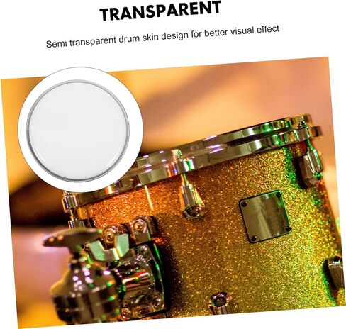 SUPVOX Double Layer Semi- Snare Drum Skin Replacement 12 Inch Jazz Drum Head Cover for Enhanced Sound and Performance in Saudi Arabia