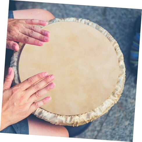 قطعتان من أغطية طبلة الطبل الأفريقية البديلة لرؤوس الطبل البديلة للممارسة والأداء in Saudi Arabia