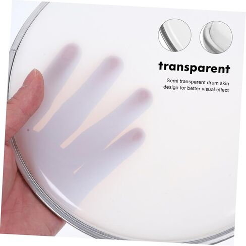 Garneck Drum Skin Double Layer Percussion Drum Replacement Skin Lightweight Washable Accessory for Enhanced Sound Quality in Saudi Arabia