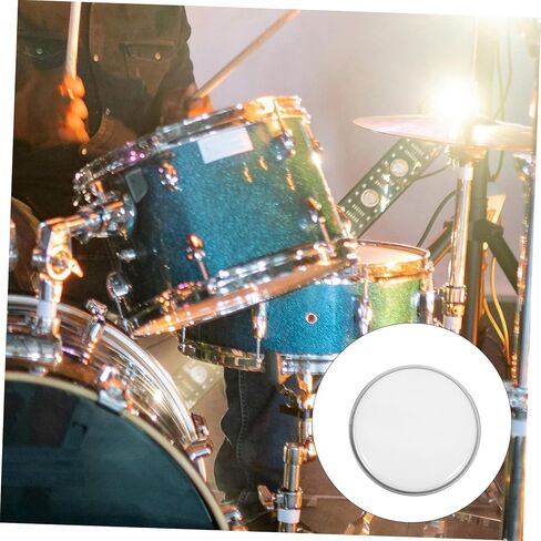 Garneck Drum Skin Double Layer Percussion Drum Replacement Skin Lightweight Washable Accessory for Enhanced Sound Quality in Saudi Arabia