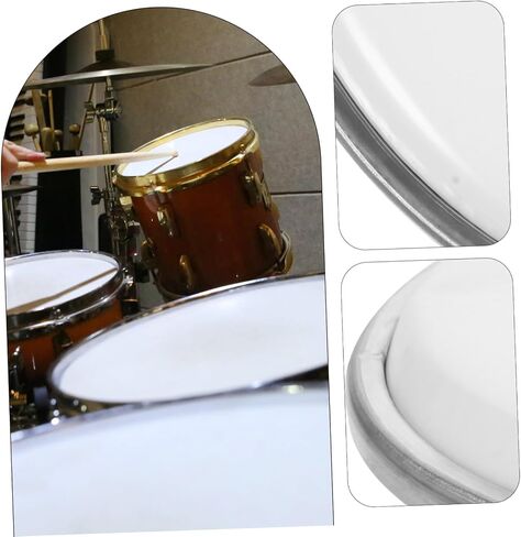 Garneck Drum Skin Double Layer Percussion Drum Replacement Skin Lightweight Washable Accessory for Enhanced Sound Quality in Saudi Arabia