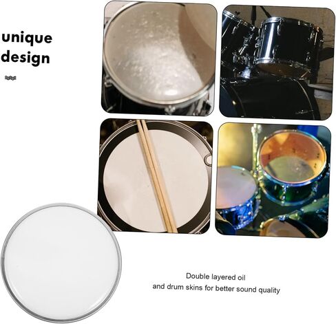 Skin Replaceable Drum Practice Pad for Enhanced Sound and Durability Multi-use Percussion Replacement Head in Saudi Arabia