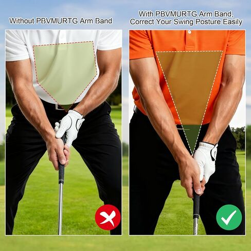 Golf Swing Training Aid with Instructions for use，Swing Correcting Arm Band Without unpleasant Smell，Golf Swing Band not Easily Sliding Down The arms. Swing Easy, Golf Arm Band Training Aid. in Saudi Arabia