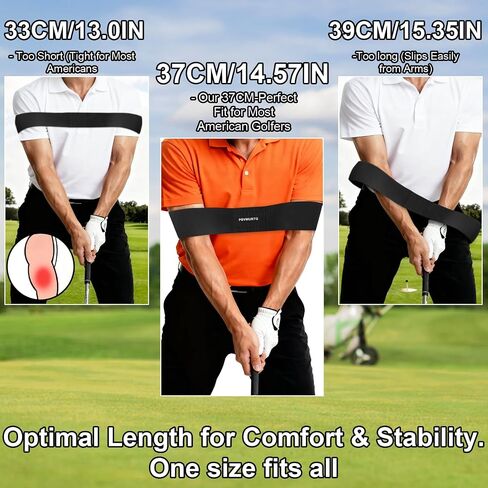 Golf Swing Training Aid with Instructions for use，Swing Correcting Arm Band Without unpleasant Smell，Golf Swing Band not Easily Sliding Down The arms. Swing Easy, Golf Arm Band Training Aid. in Saudi Arabia
