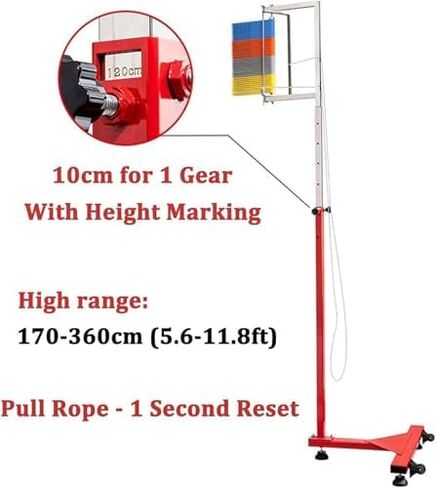 Vertical Jump Tester Equipment,Vertical Jump TesterAdjustable Vertical Jump Tester, Vertical Challenger Jump Tester Measurement Tool High Jump Training, for Basketba in Saudi Arabia