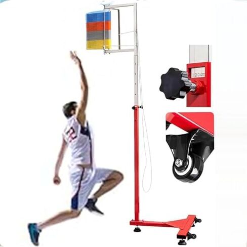 Vertical Jump Tester Equipment,Adjustable Vertical Jump Tester, Vertical Challenger Jump Tester Measurement Tool High Jump Training, for Basketball/Badminton- Reset in Saudi Arabia