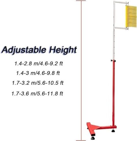 Vertical Jump Tester Equipment,Vertical Jump Tester for Youth & Adult Jump Measurement Floor Standing High Jump Trainer Athletes Jumping Test Assessment Tool 1.7-3.2 in Saudi Arabia