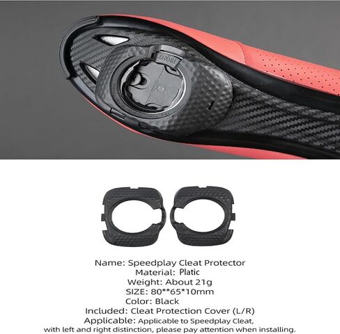 1 Pair Black Road Bike Pedal Cleat Cover for Wahoo SpeedPlay Zero Bicycle Pedal Clip, Non-Slip Bike Speed Cleats Cycling Sy Pedal Parts Road in Saudi Arabia