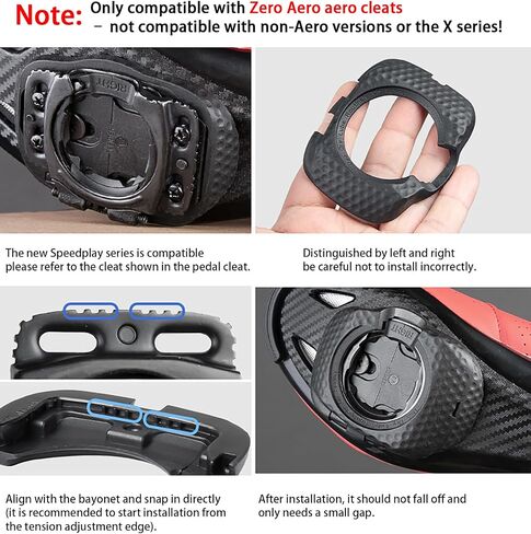 1 Pair Black Road Bike Pedal Cleat Cover for Wahoo SpeedPlay Zero Bicycle Pedal Clip, Non-Slip Bike Speed Cleats Cycling Sy Pedal Parts Road in Saudi Arabia