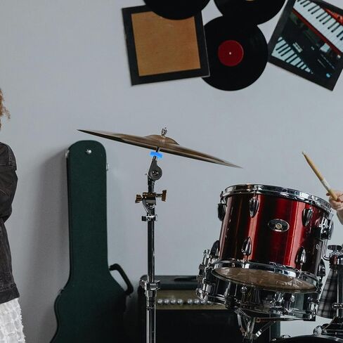 12 قطعة من وسادات طبل البحيرة الزرقاء السميكة الصامتة من حصائر ترطيب الصنج لحامل القبعة العالية لحماية الصنج وغسالات اللباد لقمع الضوضاء للمبتدئين والمحترفين في صيانة الطبل in Kuwait