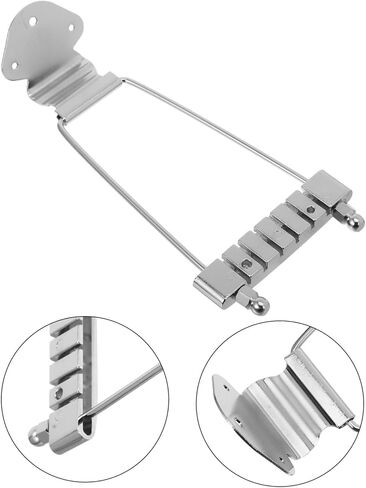 Generic Professional Guitar Tailpiece Silver Zinc Alloy Replacement for Jazz and Electric Guitars Solid with String Spacing in Saudi Arabia