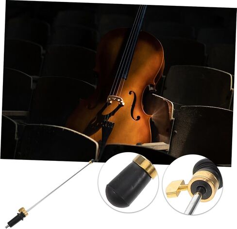 Yardwe Adjustable Cello Tail Rod Support Endpin for 3/4-4/4 Cellos Sturdy Musical Instrument Accessory Easy Installation for Professional and Practice Use in Saudi Arabia