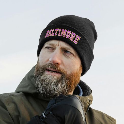 Football Fans Embroidered Beanie Knit Hat for Men Women Winter Hat in Saudi Arabia