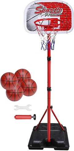 Basketball Stand, Portable Basketball Stand Set, Height Adjustable 120-210 Cm, Suitable for Yard, Garden in Saudi Arabia