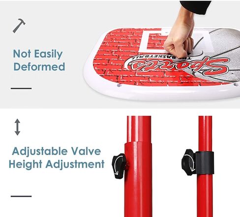 Basketball Stand, Portable Basketball Stand Set, Height Adjustable 120-210 Cm, Suitable for Yard, Garden in Saudi Arabia