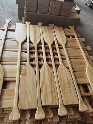 48 Inch Canoe Paddles, Pine Wood, Suitable for Kayaking/Fishing/Rowing/DIY Home Decoration Gifts （2 Pcs ） in Kuwait